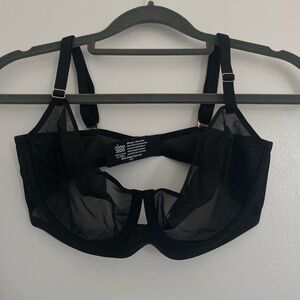 Soma Black Sheer Shape Balconet 32DD Women’s Bra